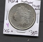 1921(D)- Morgan Silver Dollar- XF+