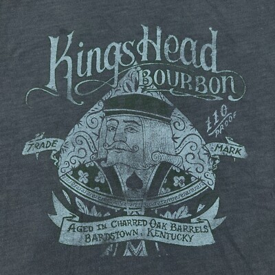 Dプライス Lucky Brand Shirt Men Small Gray Kings Head Bourbon Bardstown