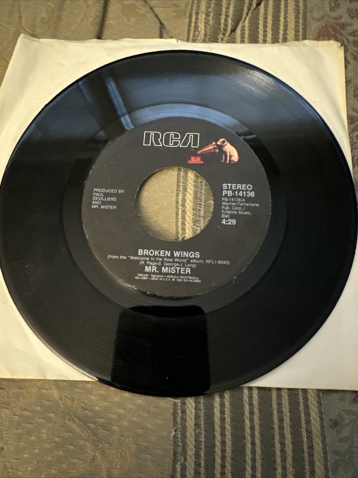 Lot of 6 7" 45 RPM Mr Mister Toni Basil Survivor Flashdance Hall Oates Madness