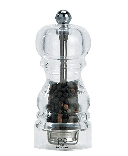 Peugeot 900812 Nancy 4.75 Inch Pepper Mill, Acrylic