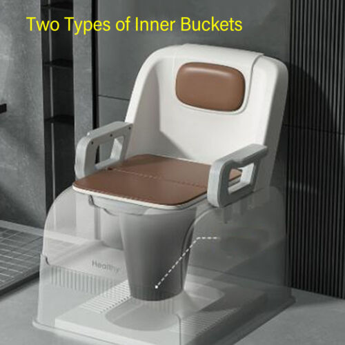 Bedside Commode Chair Strong Load Capacity Anti Slip Soft Padded Triple Seal DTS - Picture 2 of 24