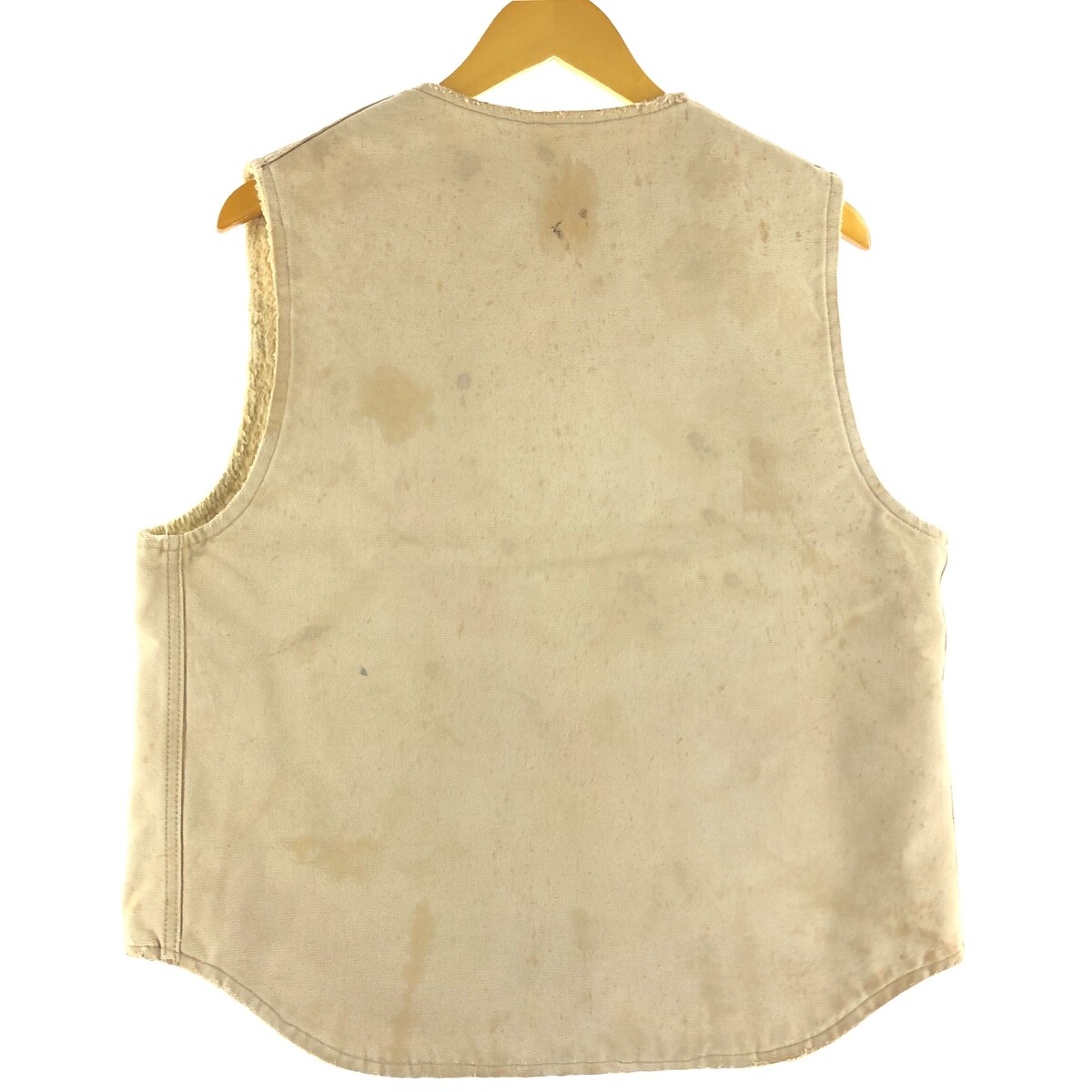 【USA-vintage】carhartt duck bore-vest 80s 80'S Carhartt Duck Vest Made in USA Men's L Size Vintage