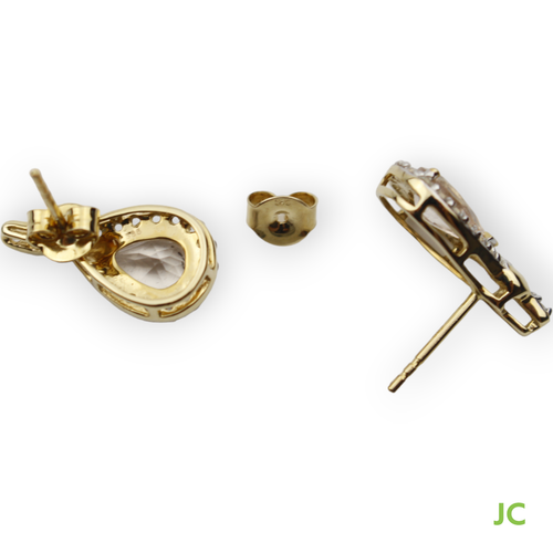 Morganit Ohrstecker 585er Gold - Picture 4 of 6