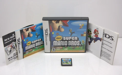 New Super Mario Bros Nintendo DS CIB Complete Authentic Tested FREE Ship