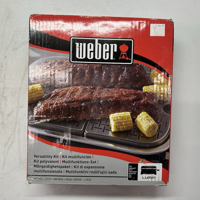 Weber Lumin Versatility Kit 4-Piece Set Reversible Matte Finish MPN 6614