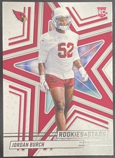Panini Rookies & Stars Jordan Burch Rookie #143 Arizona Cardinals 2025