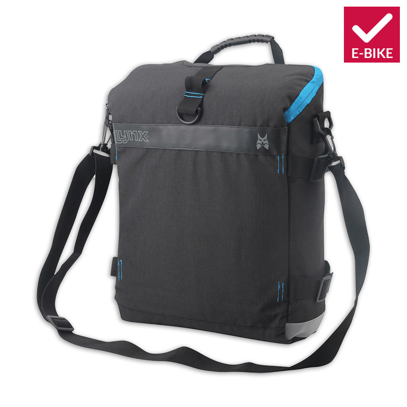 Fahrradtasche Lynx Joshua L Packtasche Seitentasche 15 liter schwarz