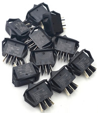 Lot of 11 Carling 3 Pos Maintained Rocker Switches SPDT 16A/125VAC 10A/250VAC