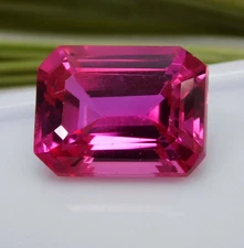 Flawless Pink Spinel Emerald Cut Certified 6.00 Ct Natural Loose Gemstone