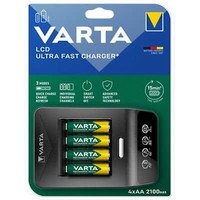 2 Bis 20X Varta LadegeräT Lcd Ultra Fast Charger+, Inkl. 4X Mignon Mengenrabatt
