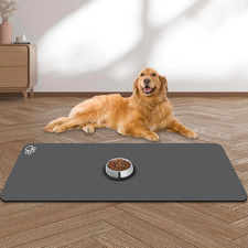 Large Pet Feeding Mat 39x16 Absorbent Quick Dry Dog Cat Food Water Bowl Pad