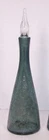 MCM Blenko 920-S Cruet Decanter Charcoal Crackle Glass Clear Stopper 2 Available