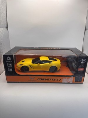 BRAHA Corvette C7 Yellow R/C Scale.1:24 *NEW IN BOX* 