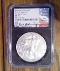 2018-W 1 oz. .999 American Eagle PCGS MS70 First Day Iskowitz Auto (002)