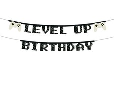 Banner „Level up“, 2,5 m, Mix