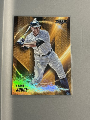 #ad 2018 Topps Fire Power Producers Aaron Judge PP 5 Gold Minted $9.99