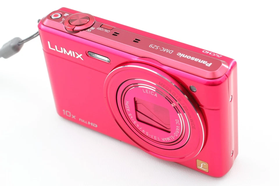 [Top MINT] Panasonic Lumix DMC-SZ9 Pink 16.1 MP Digital Camera 10X Zoom F JAPAN - Image 3 of 4