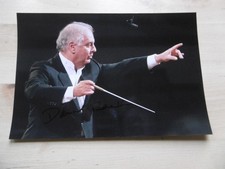 Daniel Barenboim signed 8x12 inch photo autograph