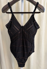 Kona Sol Black Swimsuit One Piece Swimsuit NWT