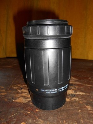 Tamron AF 100-300mm f5-6.3 Tele-Macro Lens Minolta EF Mount with Lens Covers