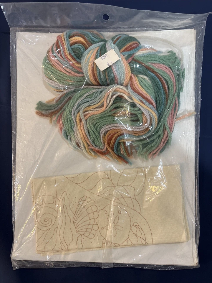 Kit de bordado crewel de punto largo especial conchas de colección imagen algo especial Foto 4 de 4