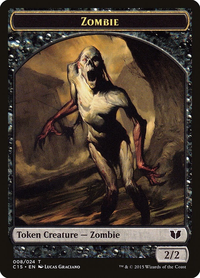 4x Spirit (multi-color) / Zombie Token - NM/LP - Commander 2015 - SPARROW MAGIC - Image 2 of 2