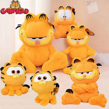 Garfield-Style Cat Plush Toy with Odie –Soft Cartoon Stuffed Animal Gift Free UK