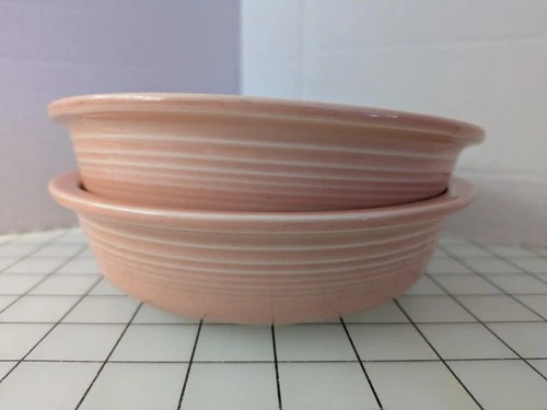 Lot Of 2 Fiestaware Apricot/Peach Cereal Bowls 7" x 2"