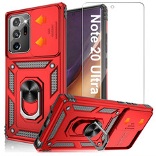 Samsung Galaxy Note 20 Ultra 5G Military Grade Red Case,Screen Protector Camere