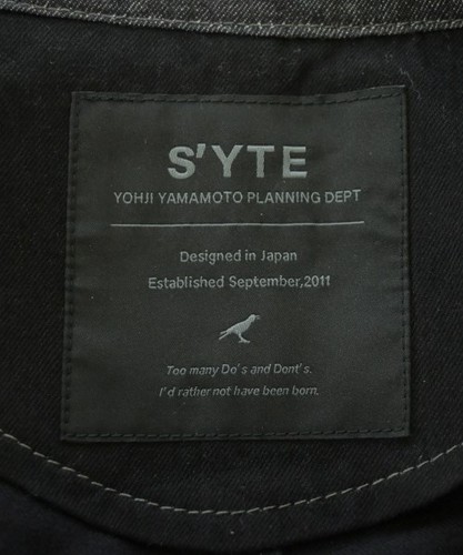 s'yte Chore Jackets Black(Denim) 3(Approx. L) 2200603657085 - Picture 3 of 7