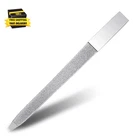 1 PCS Diamond Nail File Double Sided Metal Fingernail Manicure Files for Polish