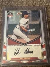 2025 Panini USA Baseball Kyle Johnson Stars and Stripes Autograph NTS-KJ Silver