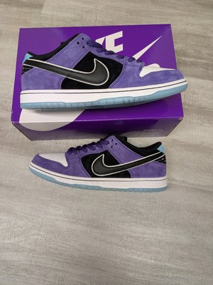 Hayley Wilson x Nike SB Dunk Low Pro Black Court Purple HJ0513-500 Size 11M