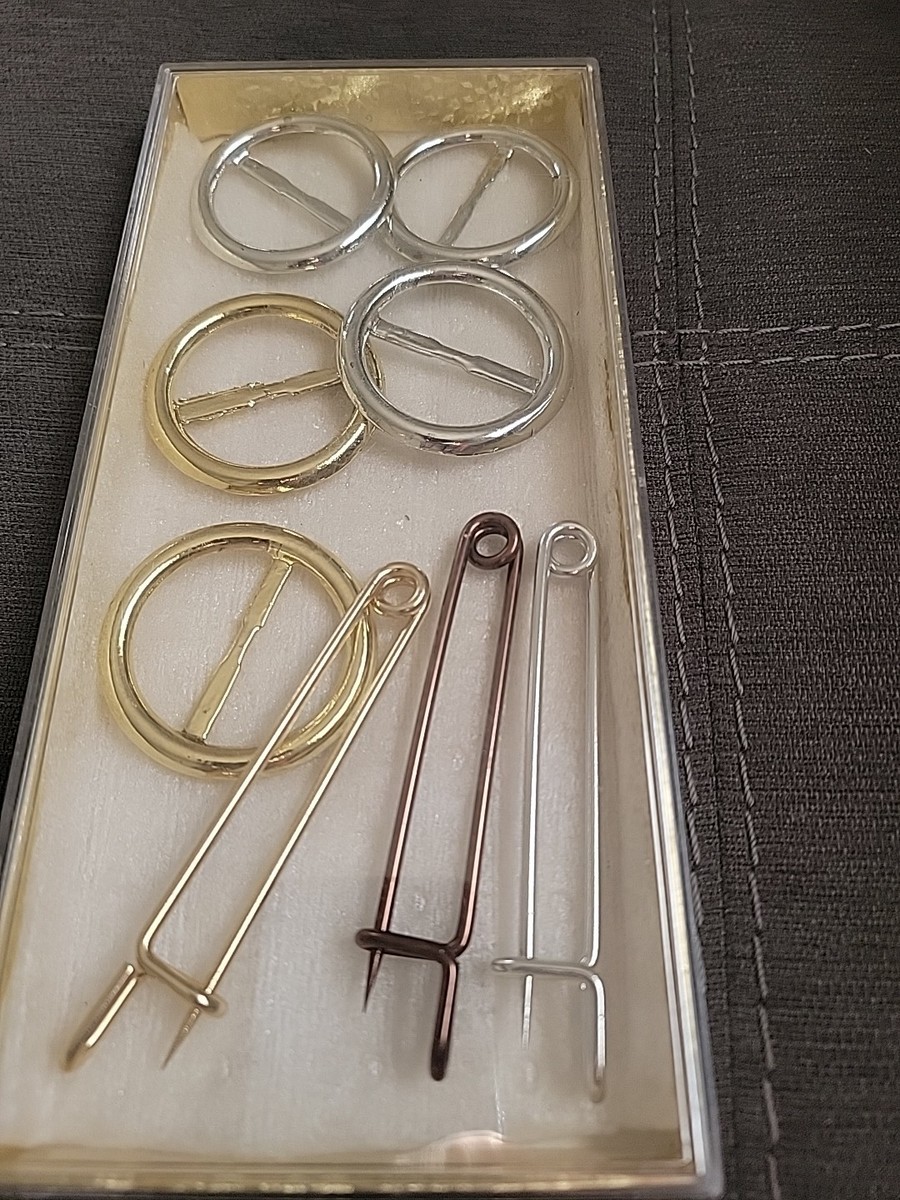 Vintage Lot Of Buckles And Pins Estate Find Unbranded. View 6