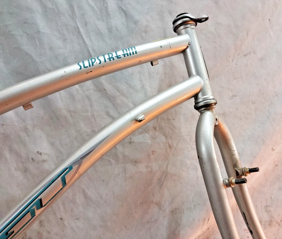 Juego de cuadro de bicicleta híbrida GT Slipstream 1999 20" grande rígido 4130 acero cromado ~ Foto 4 de 4