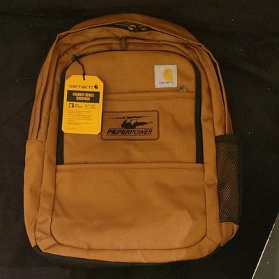 Carhartt Waterproof Durable Padded Foundry Series Backpack Brown Zip PIEPERPOWER