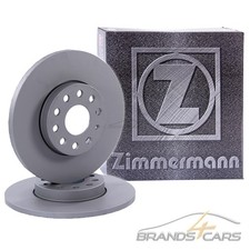 ZIMMERMANN BREMSSCHEIBEN 2 Stk VOLL Ø272 HINTEN FÜR VW GOLF 6 7 JETTA 3 4