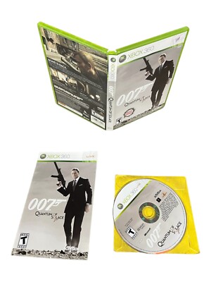 Microsoft Xbox 360 CIB COMPLETE TESTED James Bond 007: Quantum of Solace