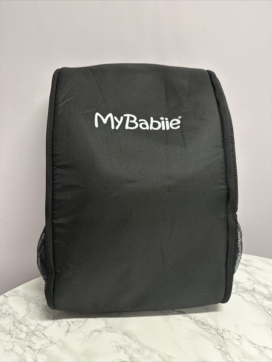 My Babiie Black Compact Pram Travel Bag Rucksack Travel Backpack