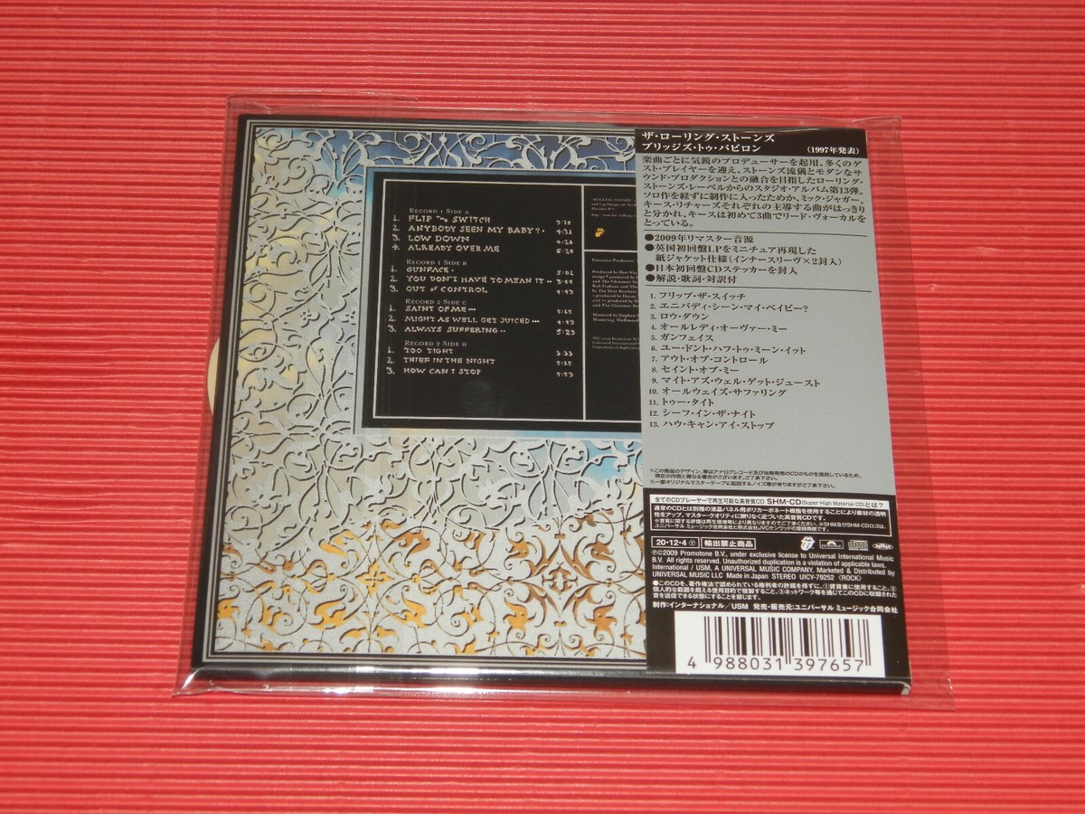 4BT ROLLING STONES Bridges To Babylon JAPAN MINI LP SHM CD | eBay