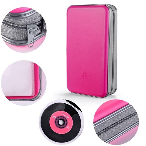 96 Capacity CD Case Holder Storage CD Case Wallet DVD Bag CD/DVD Album - Afbeelding 9 van 14