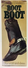 Vtg Tingley Western Boot Saver Extra Small Black Rubber Over Shoe Old Dead Stock