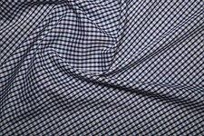 Polycotton 1/8" Gingham Check Checked Print Dress Fabric Material Back to School