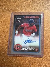 2024 Topps Chrome Update # RA-JR Johnathan Rodriguez RC Autograph