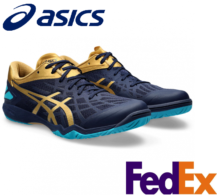 ATTACK DOMINATE FF 2 1073A010403 Navy×Gold ASICS Table Tennis