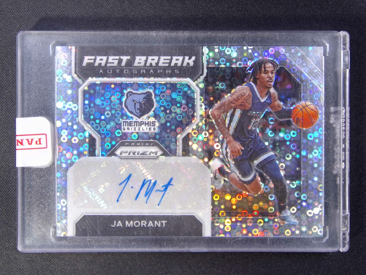 2022-23 Panini Prizm Ja Morant Fast Break Auto Silver | eBay