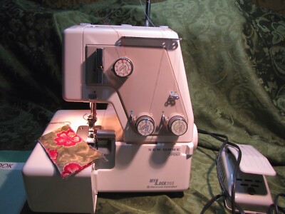 NEW HOME MYLOCK 203 SERGER 3 SPOOL W/MANUAL | eBay