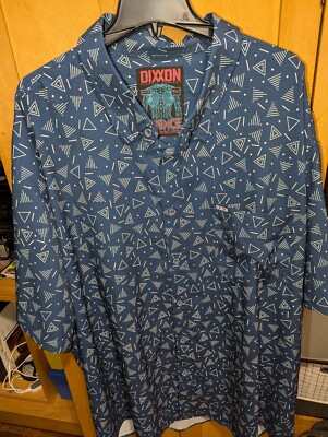 Dixxon Short Sleeve Party Shirt Weird Science Size 5 XL 