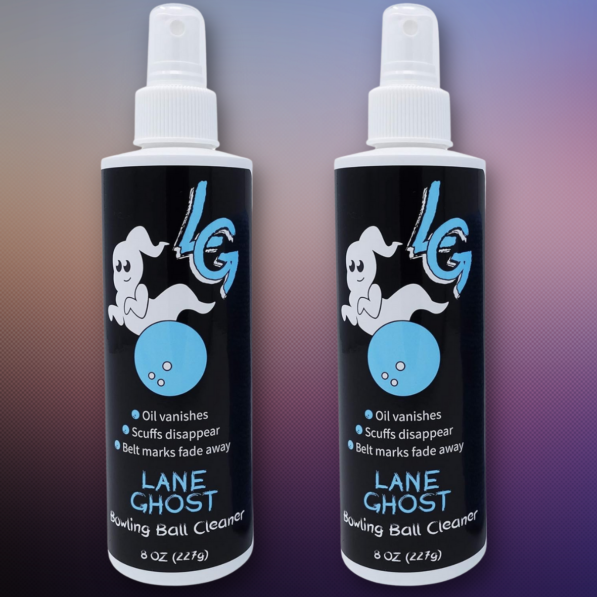 Lane Ghost Bowling Ball Cleaner Spray Kit 2 Pack USBC Approved