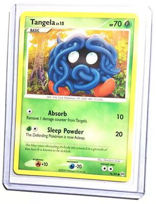1999 tangela pokemon card value PSA 8 1st Edition Base Set (Graded Card) Phurion If heads Tangela 1999 Pokemon Game #66